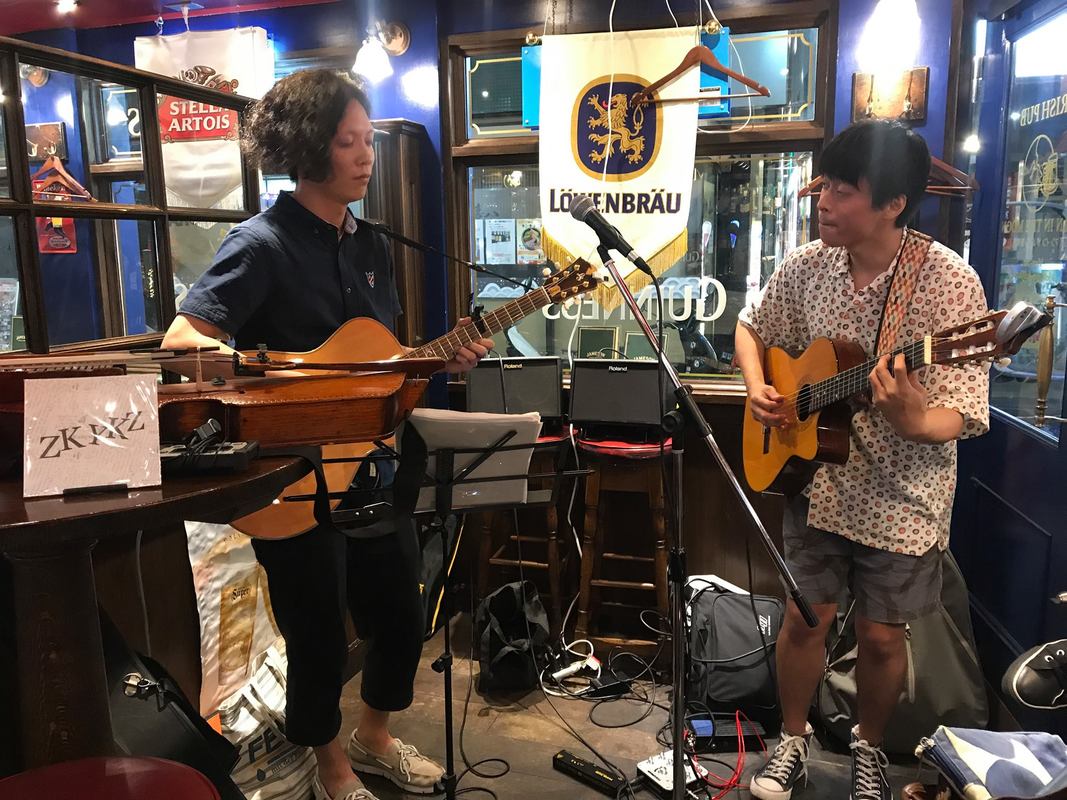Live music in Tokyo at our pub in Shinbashi